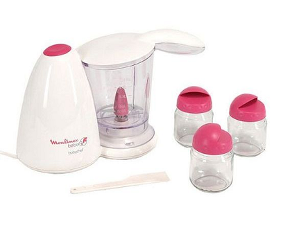 Accessoires Et Pieces Detachees Hachoir Babychef Blanc Rose Adq740 Moulinex